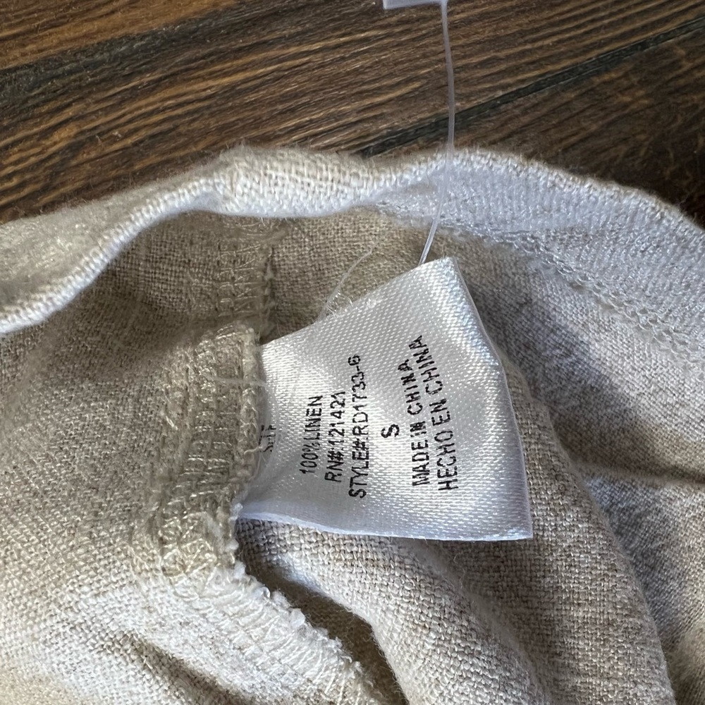Ellison linen dress‎ SZ SM - Picture 8 of 11